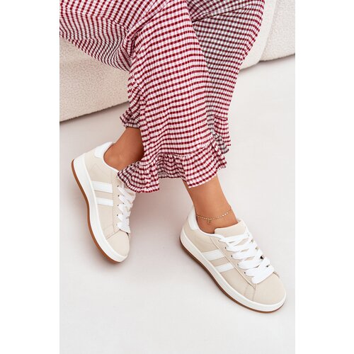 Boto Women's Sports Shoes Sneakers Made Of Eco Leather Beige Ravina Cijene