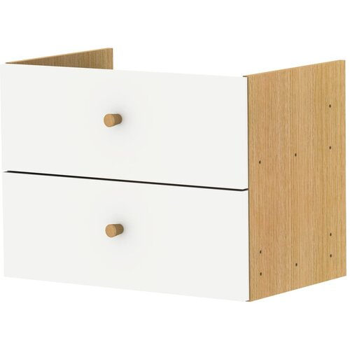 Tenzo Bela komponenta s predali 43x33 cm Z Cube - Tenzo Cene