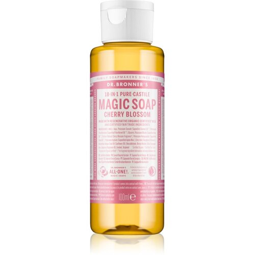 DR. BRONNER&amp;#039;S Cherry Blossom 18-in-1 Liquid Soap tekući univerzalni sapun 100 ml Slike