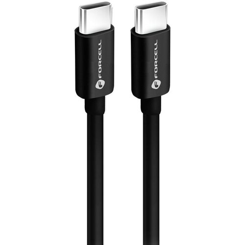  USB C na USB C kabel Forcell F-Energy QC4.0 PD 3A 60W 25 cm crni Slike