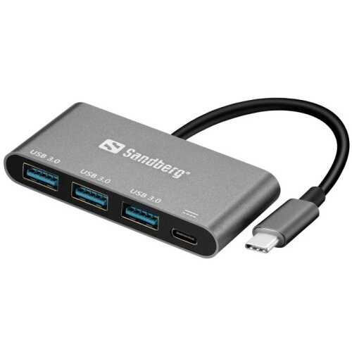 Sandberg USB-C na 3x USB 3.0 + PD Hub Cijene