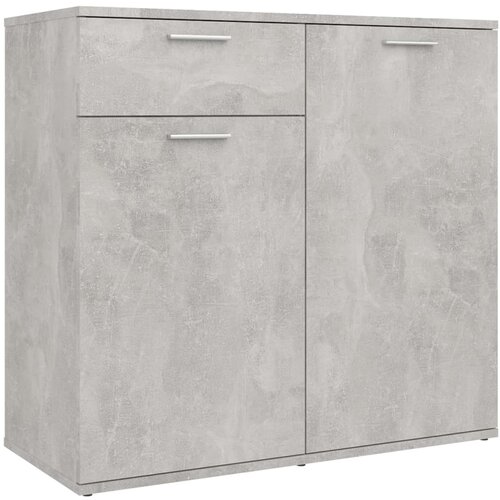 Maison Chic Komoda - Predalnik betonsko siva 80x36x75 cm iverna plo&amp;scaron;ča, (21719793) Slike