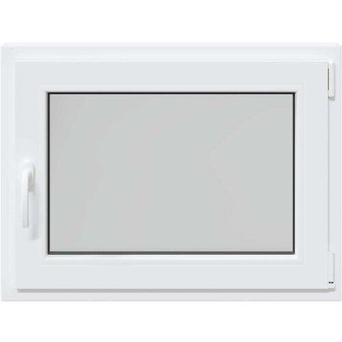  Prozor za podrum RISOR Bijeli 80 x 60 cm PVC i staklo - Bijeli 80 x 60 cm (trostruki sloj) Naginjanje i okretanje desno Slike