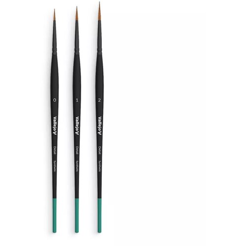 Vallejo design set - synthetic fibers (sizes 0, 1 & 2) Cene