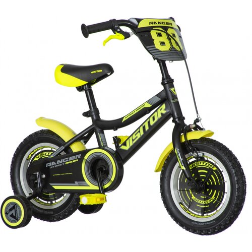 Visitor RAN120 Ranger 12 Crno-žuti 2020 dečiji bicikl Slike