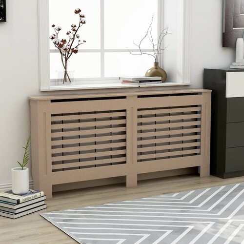 vidaXL pokrov za radiator 172x19x81 cm mediapan Cene