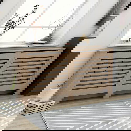 VidaXL pokrov za radijator 172 x 19 x 81 cm mdf Slike