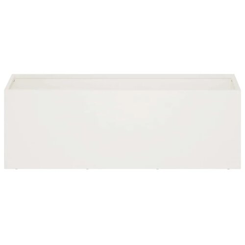  Vrtna saksija Bijela 40 x 20 x 20 cm Čelična vrata - Bijela 40 x 20 x 20 cm 1 Slike