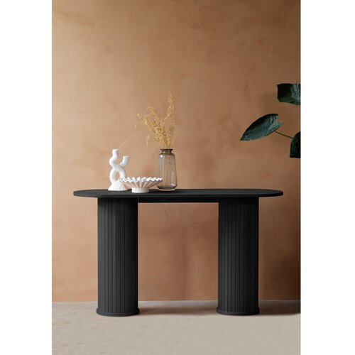 Unique Furniture Črna stranska mizica 40x130 cm Nola &amp;ndash; Slike