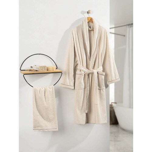  deluxe - cream cream bathrobe set Cene