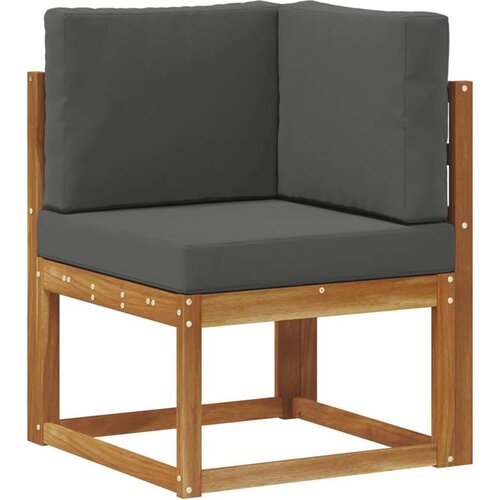  Set vanjskih sofa s jastukom 5 Komad Prirodna i antracit Slike