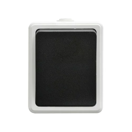  izmjenični prekidač za vlažne prostorije athena (crne boje, nadžbukno, IP54)