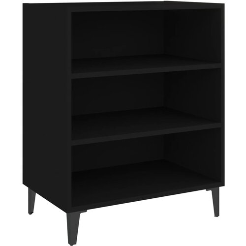  Komoda crna 57 x 35 x 70 cm od konstruiranog drva Slike