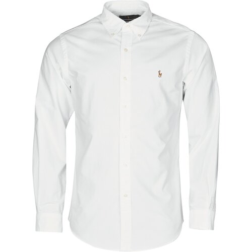 Polo Ralph Lauren CHEMISE AJUSTEE EN OXFORD COL BOUTONNE LOGO PONY PLAYER MULTICO Bijela Cijene