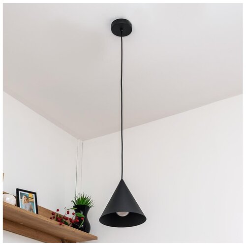  Visilica na sajli ETNA II 1xE27/15W/230V prečnik 18,5 cm crn Cene