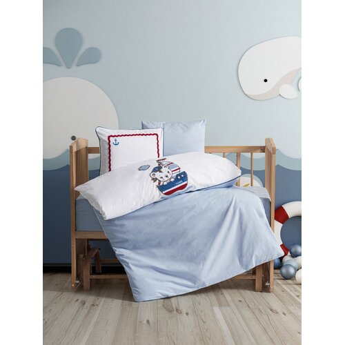 Lessentiel Maison Baby posteljina Miniyo, 100x150cm, plava Cijene