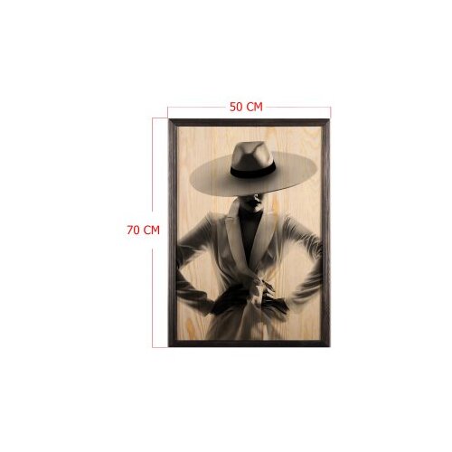 Wallity slika woman hat, 50 x 70 cm Cene