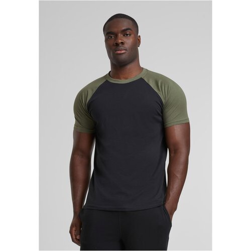 Urban Classics Raglan contrasting t-shirt blk/olive Slike