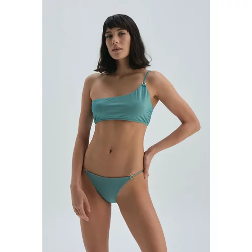 Dagi Mint Green One-Shoulder Bikini Top