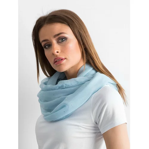 Fashion Hunters Light blue scarf with rhinestones