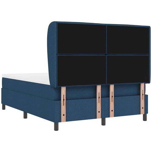 Box spring krevet s madracem Plava 140 x 190 cm tkanina Slike