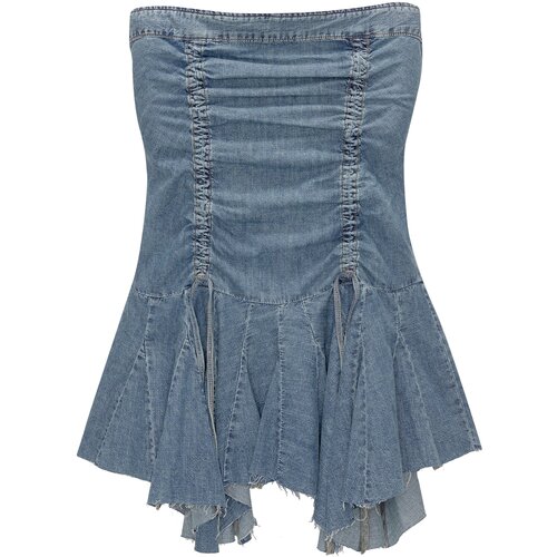 Pull&amp;amp;Bear Obleka moder denim Slike
