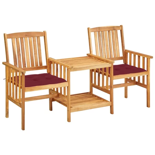 In Vrtne stolice s čajnim stolićem i jastucima od bagremovog drva