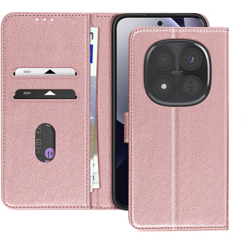 AVIZAR Denarnica etui Xiaomi Redmi Note 15 Pro Plus 5G Chesterfield Funkcija stojala, Roza, (5000190209) Cene