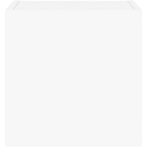  Zidni TV ormarić s LED svjetlima bijeli 30 5 x 35 x 30 cm Slike