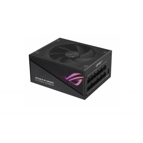 Asus ROG Strix 1200W Gold Aura Edition PSU, ATX 3.0 compatible, PCIe Gen 5.0 ready, Fully modular, 80 Plus Gold, Lambda A++, Aluminum case, ROG heatsinks, Axial-tech fan design, Dual ball fan bearings, 0dB Technology, Aura Sync, 10-year warranty - 90YE00P Cene