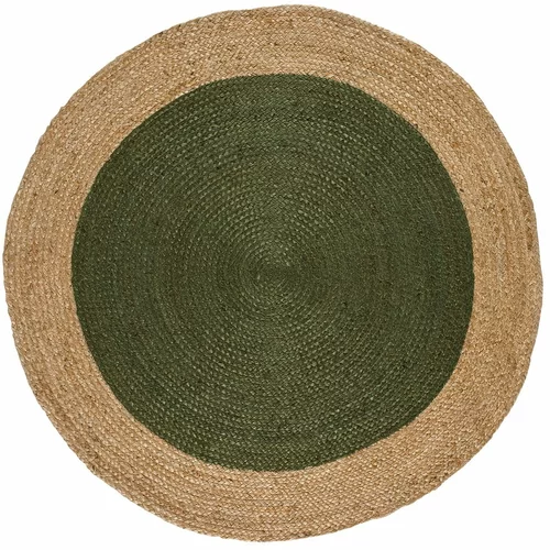 Universal Zeleno-u prirodnoj boji okrugli tepih ø 90 cm Mahon –
