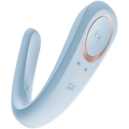Satisfyer Double Classic - vibrator za pare (moder) Cene