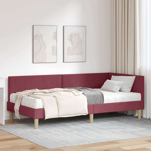  Kotni okvir postelje z matrico Drugo 2 pcs Siva blago, (5000123423) Cene