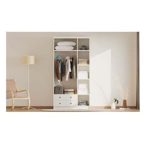Hanah home Ormar Rb-185-01, 105x210x52 cm, Bijeli Slike