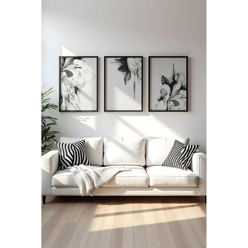 WALLXPERT Uramljena slika Huhu479S, 50x70 cm , 3 dijela Cene