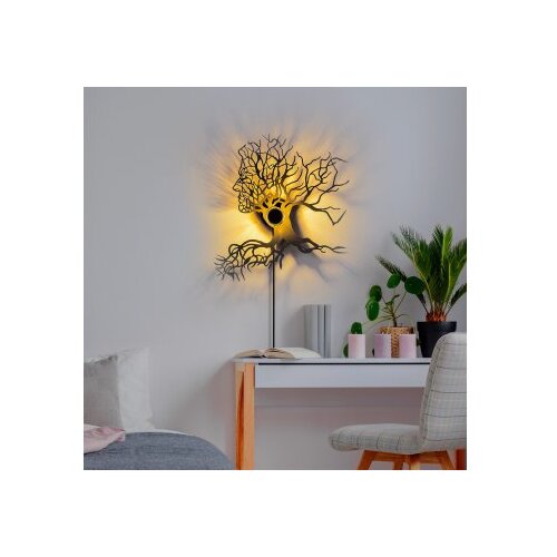 Opviq Zidna lampa, crna Slike