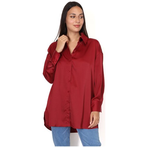 La Modeuse Srajce & Bluze 70714_P165399 Rdeča Cene