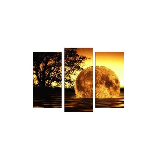 Wallity 3PATDACT-26 multicolor decorative led lighted canvas painting (3 pieces) Cene