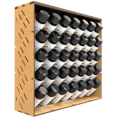 Green Stuff World Modular Paint Rack - VERTICAL 35x30ml | Organizator za Boje 35x30ml Slike