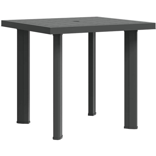  Vrtni stol antracit 80 x 75 x 72 cm plastični Slike