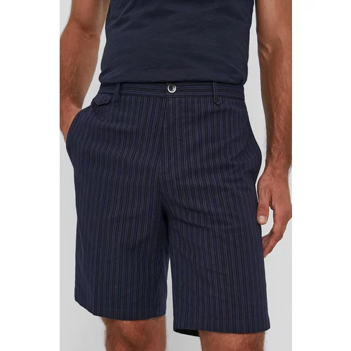 Sisley Kratke hlače moške, mornarsko modra barva