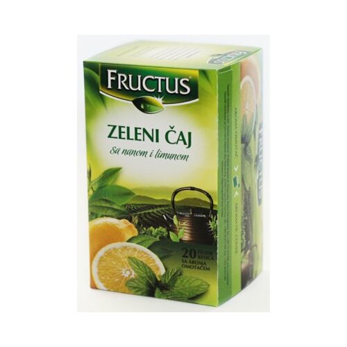 Fructus zeleni čaj sa nanom i limunom 30g Cene