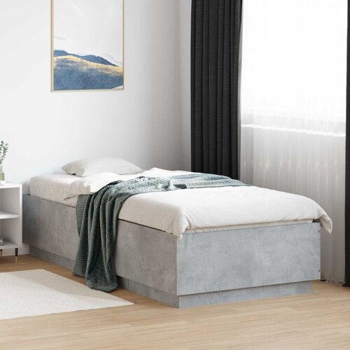  Okvir za krevet Betonska siva 80 x 200 cm - Betonska siva 80 x 200 cm Slike