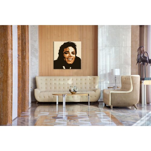  Ručno slikane slike na platnu na platnu POP ART Michael Jackson 1-dijelna () Cijene
