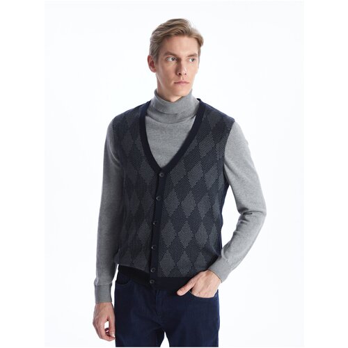 LC Waikiki Standard Mold V-Neck Men&amp;#039;s Knitwear Sweater Slike