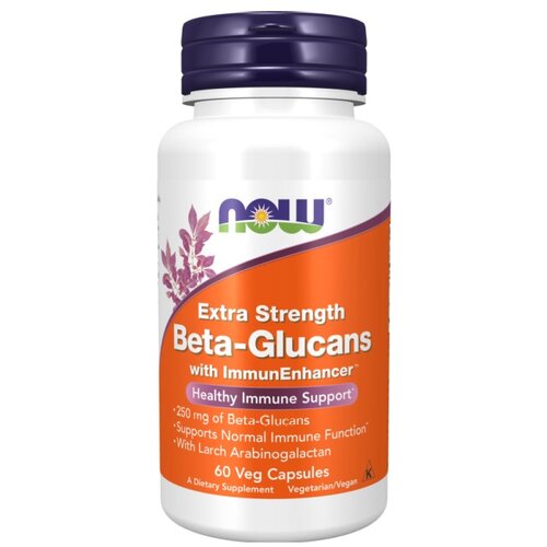 Now Foods Beta glukani sa ImmunEnhancer™, Extra Strength 60 капс. Cene