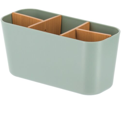Tendance organizator pravokutni 5 pregrada, Plast/bambus zelena Cijene