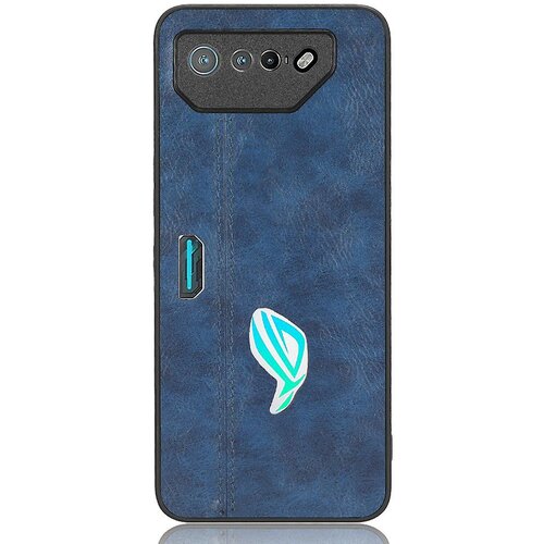 INORCO Za telefon Asus ROG Phone 7 5G usnjena torbica za telefon TPU+PC, tekstura goveje kože, ovitek proti praskam, (22033287) Slike