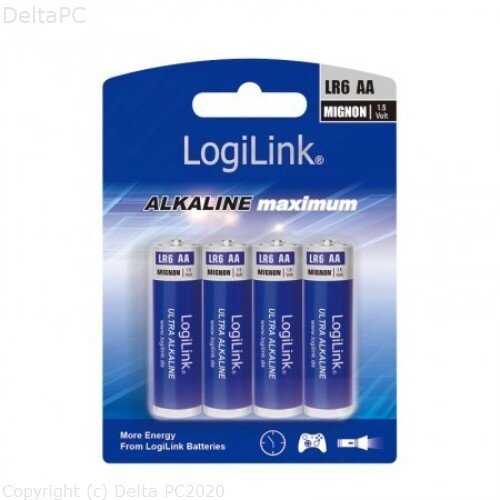 Logilink baterije AA Alkaline LR6 4 kom Cijene