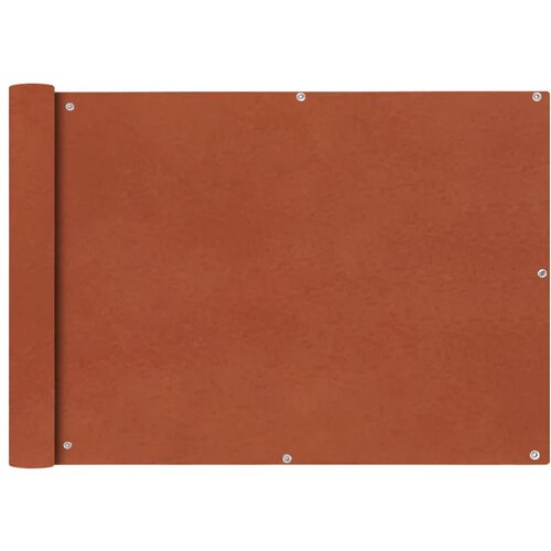 vidaXL Balkonsko Platno Oksford Tekstil 75x400 cm Terakota, (20764684) Cene